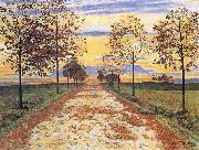 Ferdinand Hodler Autumn Evening oil painting reproduction